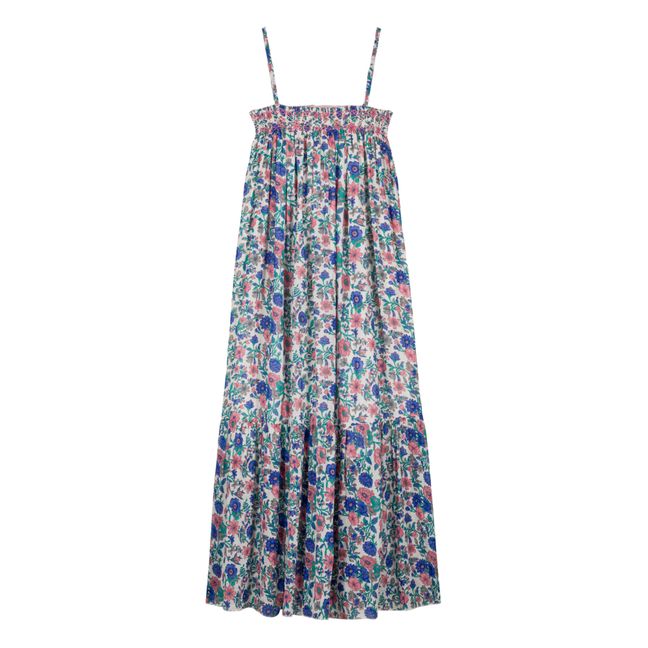 Kleid Marcelina Meadow Bio-Baumwolle - Damenkollektion | Blau