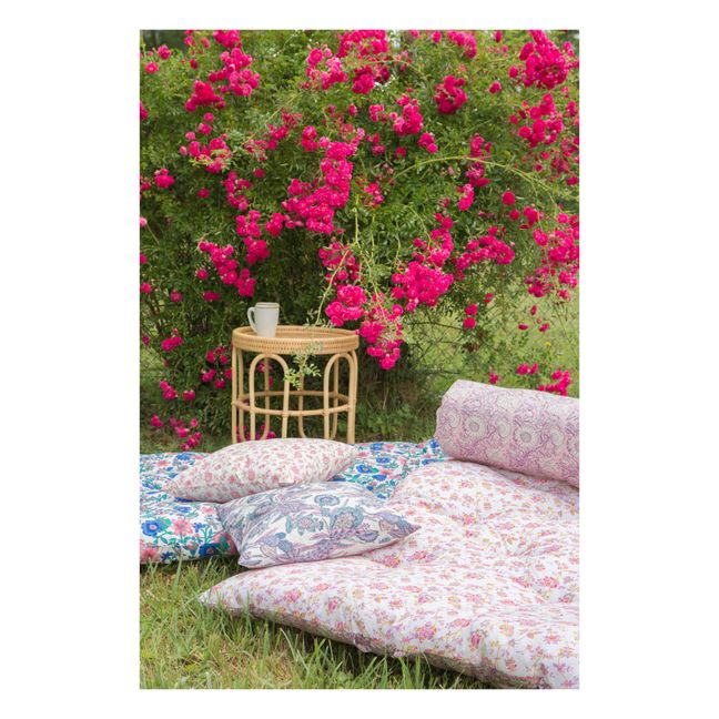 Many floor mattress in organic cotton | Pink