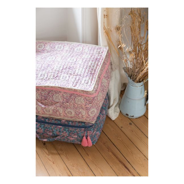 Taty storage bag in organic cotton | Pink