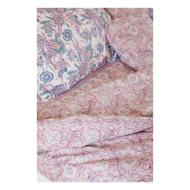 Noemie Organic Cotton Duvet Cover | Pink