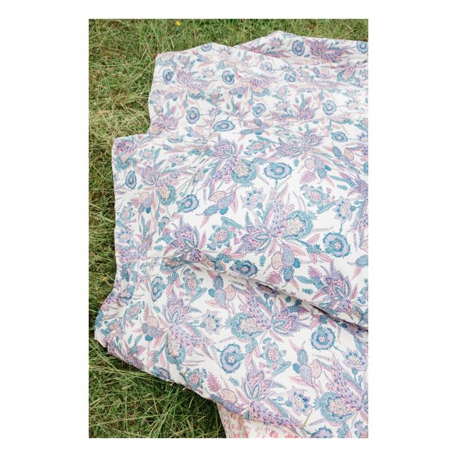 Noemie Organic Cotton Duvet Cover | Purple