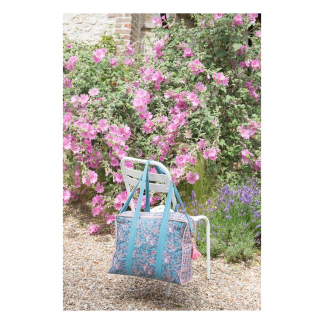 Lilio Organic Cotton Overnight Bag | Blue