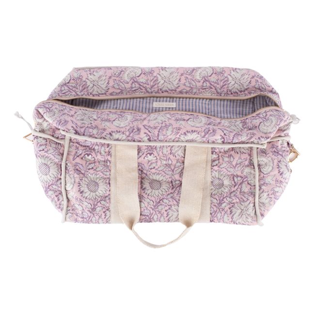 Lilio Organic Cotton Overnight Bag | Pink
