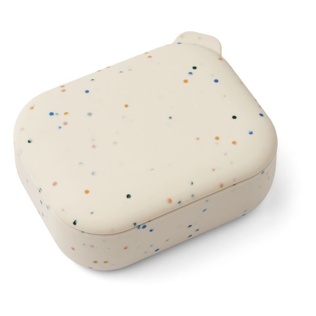 Elinda silicone lunch box | Splash dots/Sea shell 