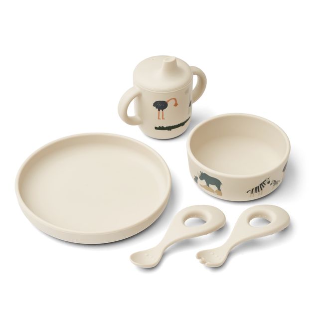 Ryle silicone crockery set | All together/Sandy