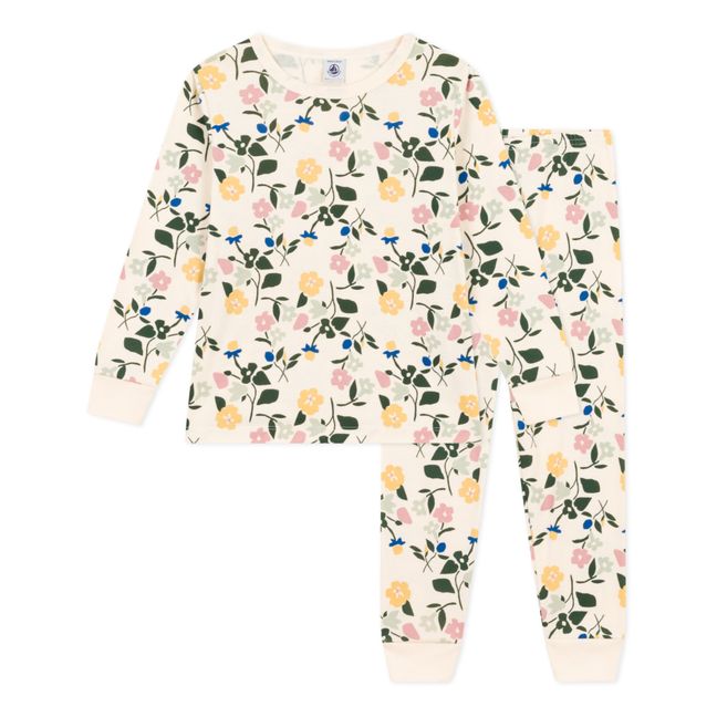 Conjunto de pijama Mama Flowers | Beige