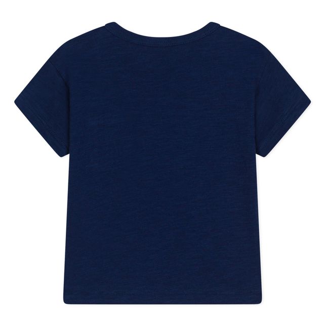 Marmiton Jersey Flamed T-shirt | Navy blue