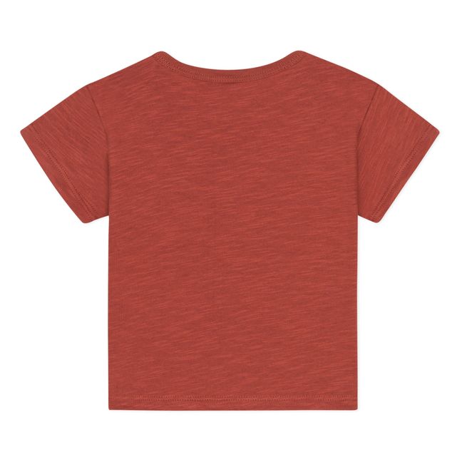 T-Shirt Marmiton Jersey Flammé | Terracotta