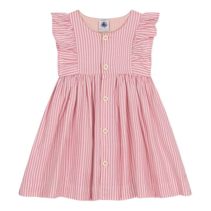 Petit Bateau - Meau Popeline Dress - Pink | Smallable