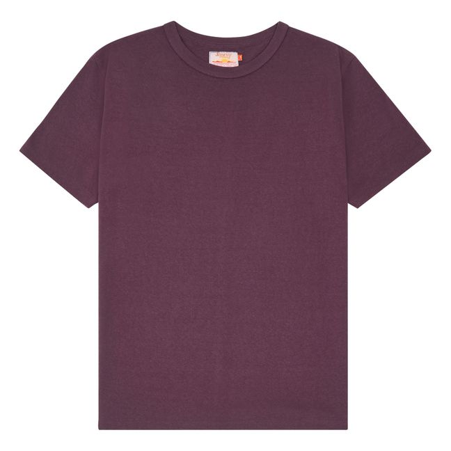 T-shirt Haleiwa Coton Recyclé 260g | Prune