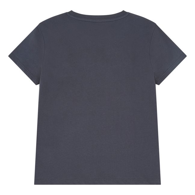 Camiseta con doble logotipo | Azul Marino