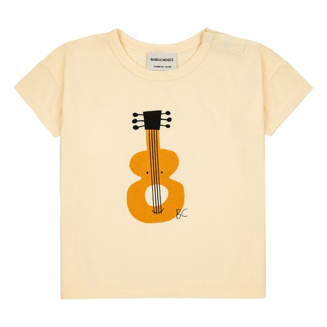 T-Shirt Guitare | Jaune