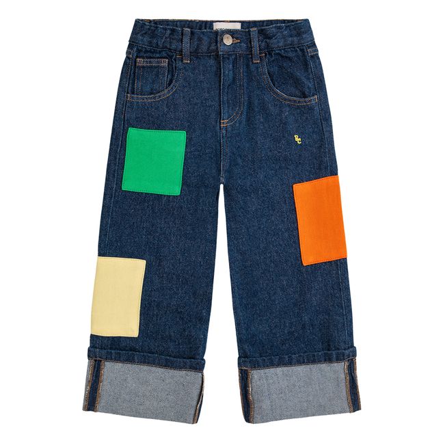 Pantaloni in denim a blocchi di colore | Denim