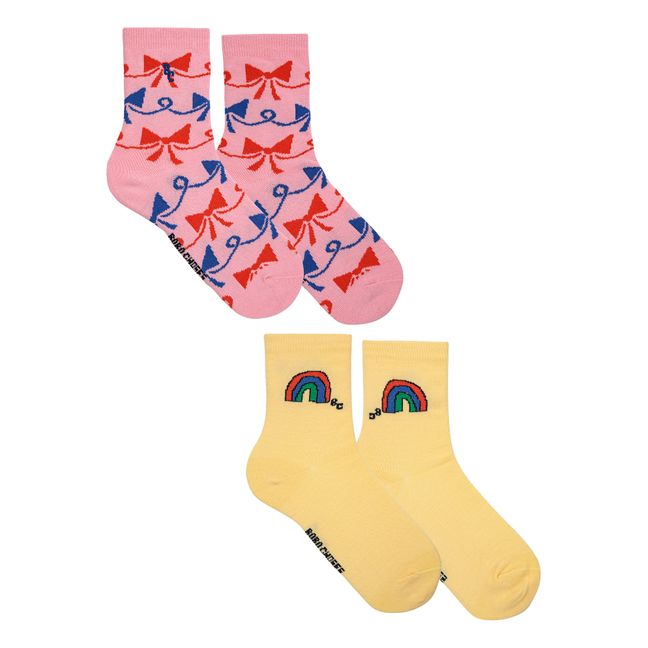 Ado Garçon/Ado Fille/Enfant Garçon/Enfant Fille Bobo Choses Chaussettes  Colorblock, Bleu nuit