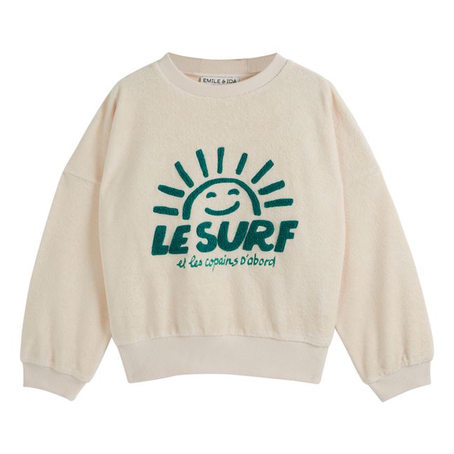 Sweatshirt Surf Frottee | Seidenfarben