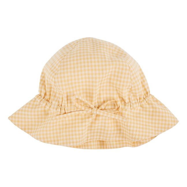 Carreaux hat | Yellow