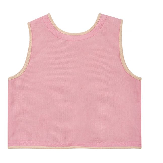 Atlana Reversible Sleeveless Vest | Pink