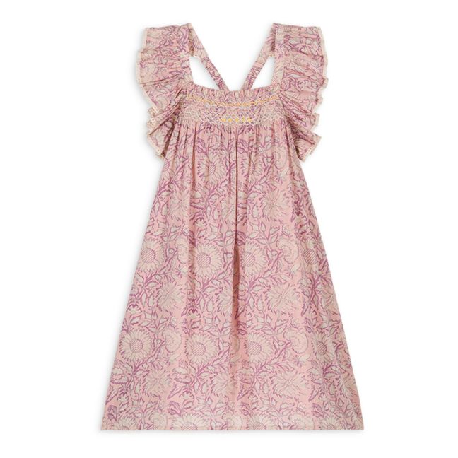 Mystralia Embroidered Dress | Pink