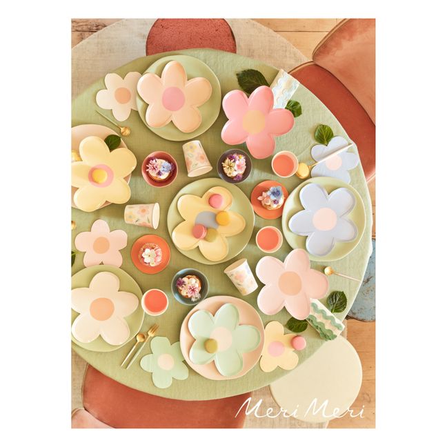 Gobelets Happy Flowers - Set de 8 | Pastel