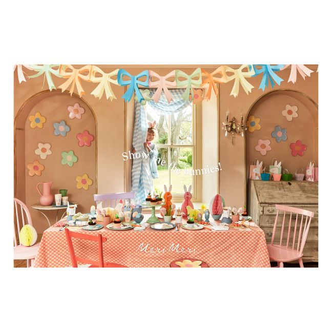 Petites serviettes Happy Flowers - Set de 16 | Pastel