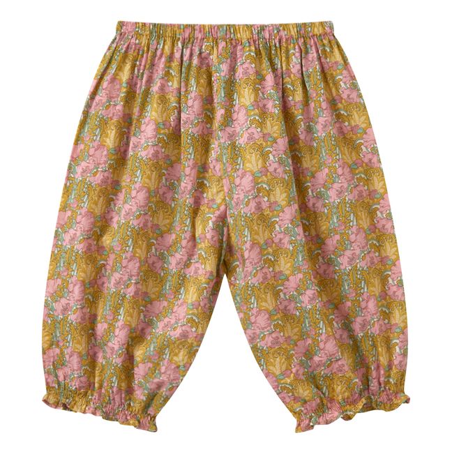 Pantaloni per bambini ai fiori di arnica | Giallo