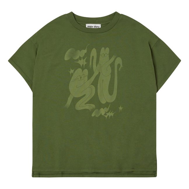 Oversize Frog T-shirt | Green