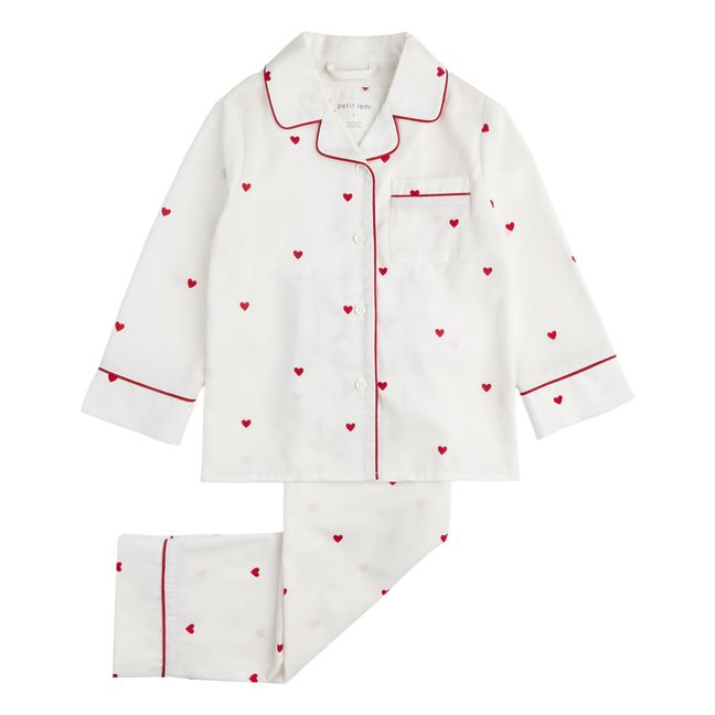 Heart Pyjama Blanc Petit Bateau - Melijoe