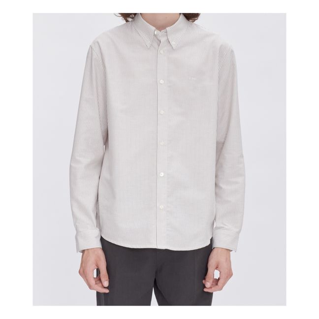 Greg organic cotton shirt | Beige