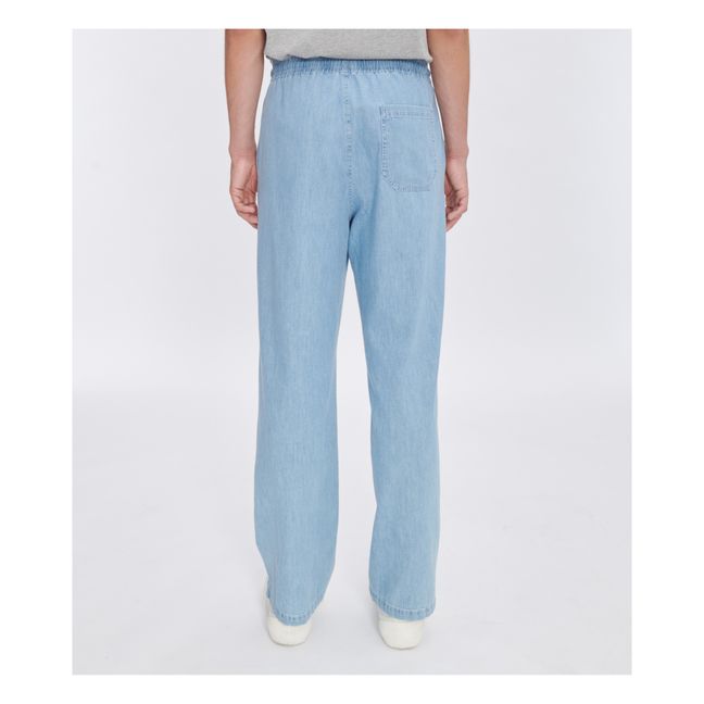Pantalones Vincent de algodón orgánico | Denim claro