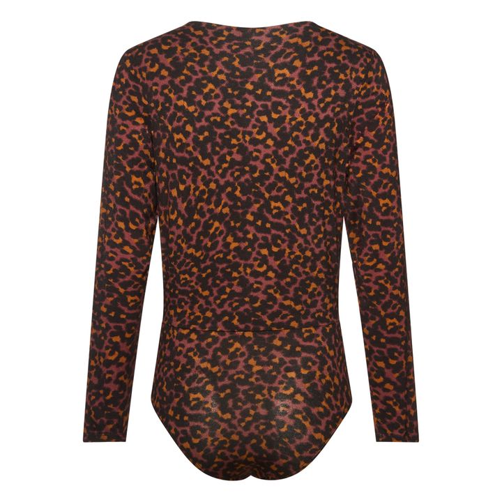 Cache coeur leopard hot sale