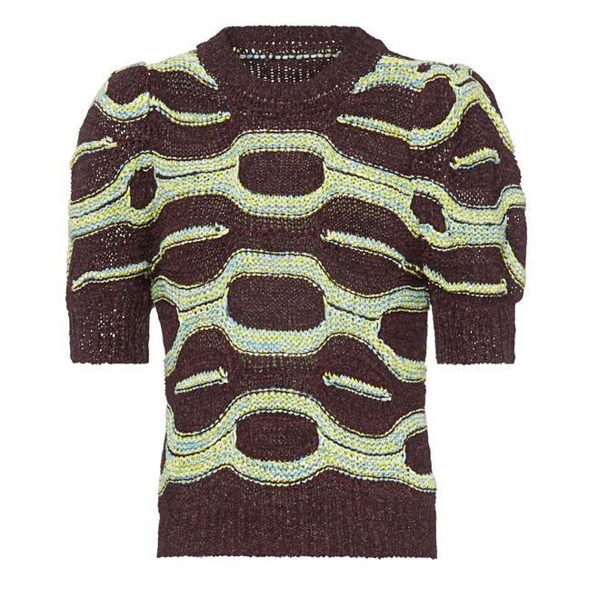 Pull col roulé marron cognac femme | Morgan