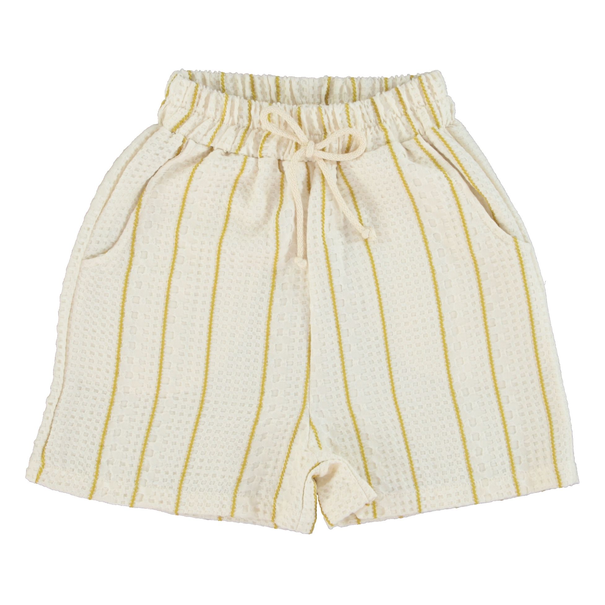 Bebe Organic Levi Waffle Short Ecru Smallable