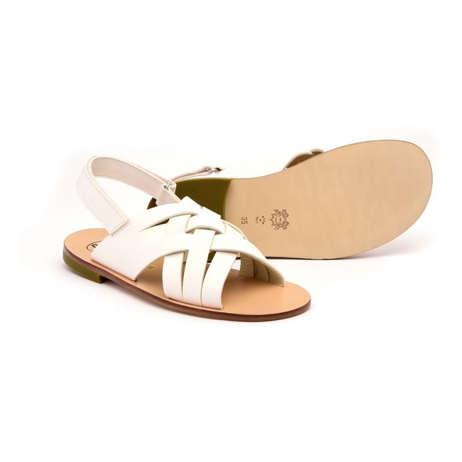 Sandales Croisées | Blanc