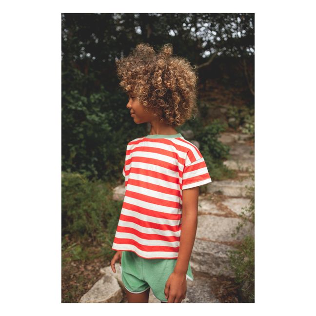 Augusto Striped T-shirt | Red