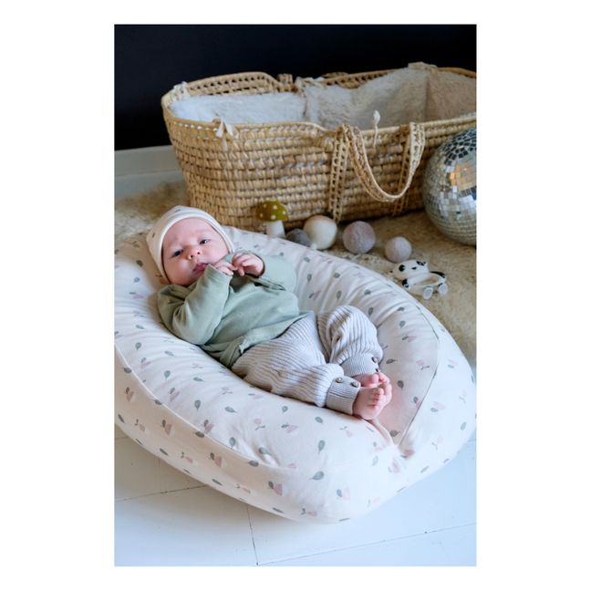 Organic cotton baby nest cover | Ecru