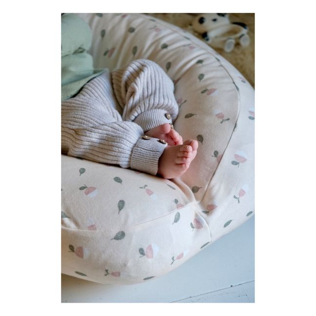 Housse pour nid bébé en coton bio | Ecru