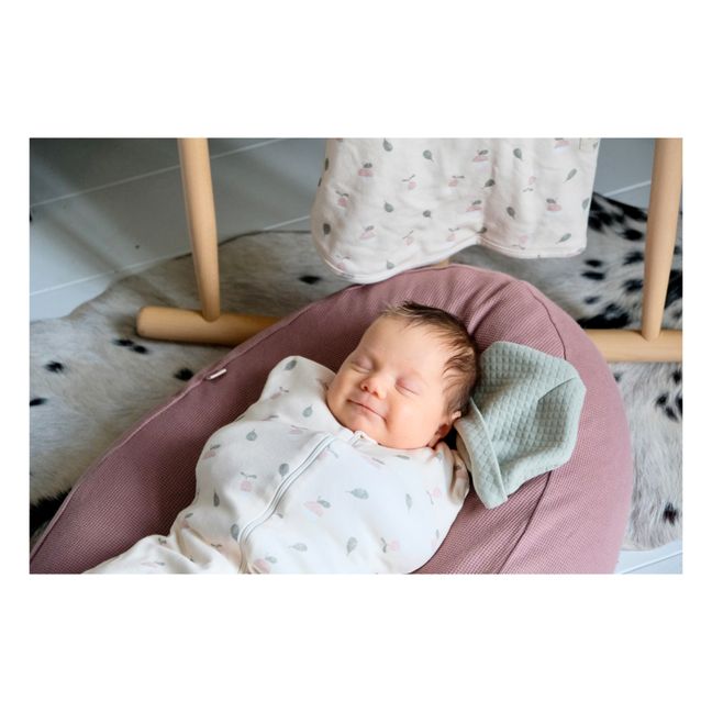 Organic cotton baby nest cover | Dusty Pink