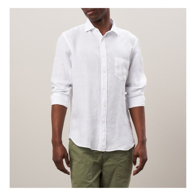 Paul Pat Linen shirt | White