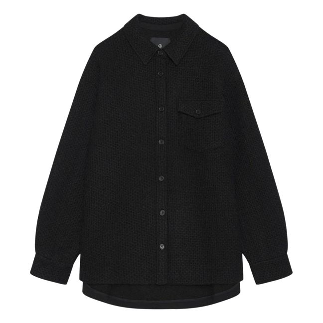 Sloan Woven Overshirt | Black