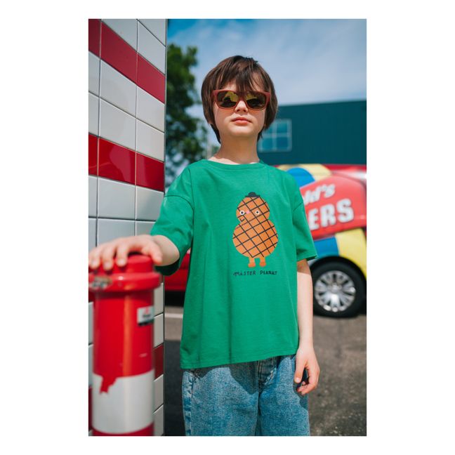Peanut Man T-Shirt | Chrome green