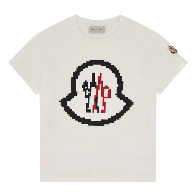 T-Shirt Pixel-Logo | Weiß