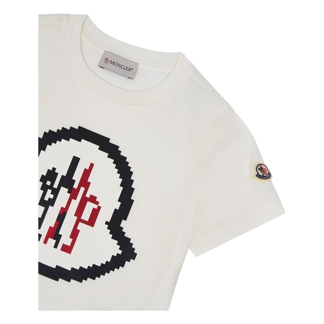 T-Shirt Pixel-Logo | Weiß