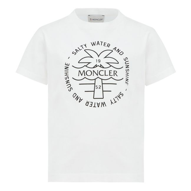 T-shirt Logo Palmier | Blanc