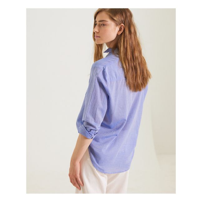 Manon Voile de Coton shirt | Blue