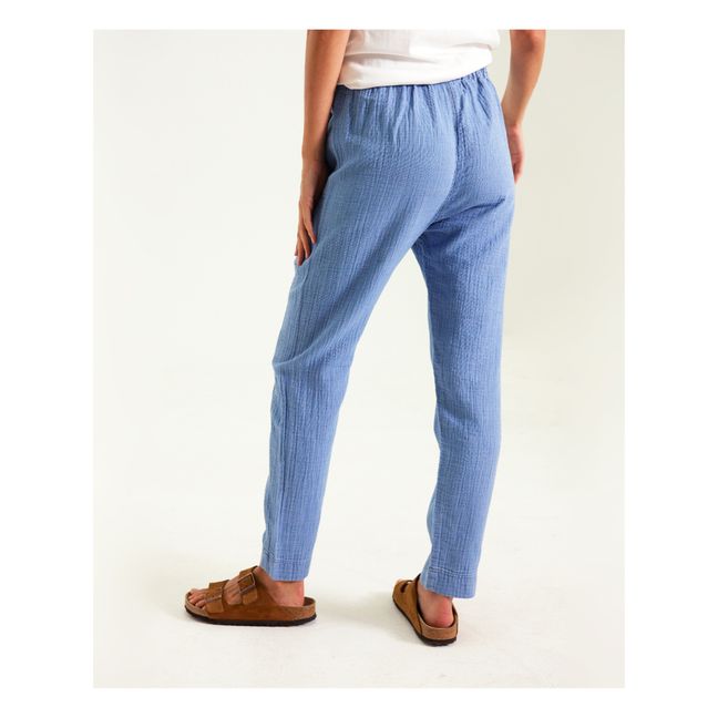 Pantalon Marvin Gaze de Coton | Bleu
