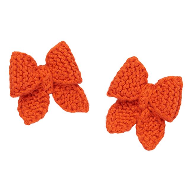 Set of 2 bow ties | Red
