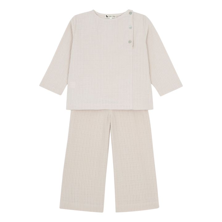 Pyjama aus Bio-Baumwolle Lao | Seidenfarben- Produktbild Nr. 0