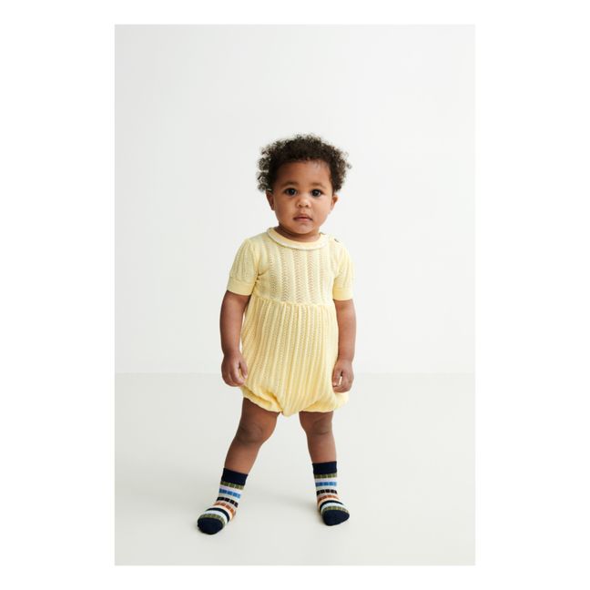 Soor Ploom - Lois Linen Romper - Melon | Smallable