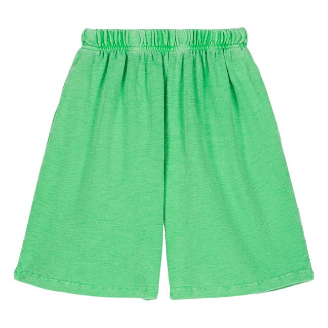 Pantalones cortos de algodón ecológico Aaron | Verde