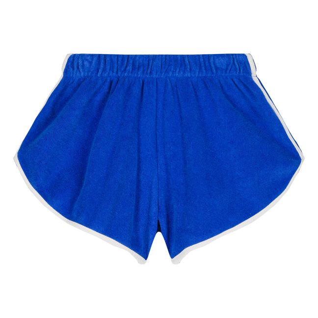 Pantalón corto de rizo ecológico Juju | Azul